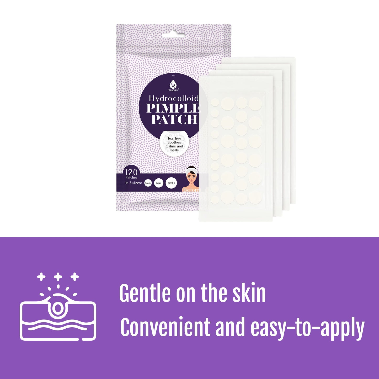 Clear Petal Patches — Hydrocolloid Acne Patches 5 pack