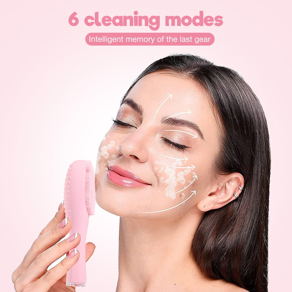 The Petal Cleanse — Silicone Facial Cleansing Brush